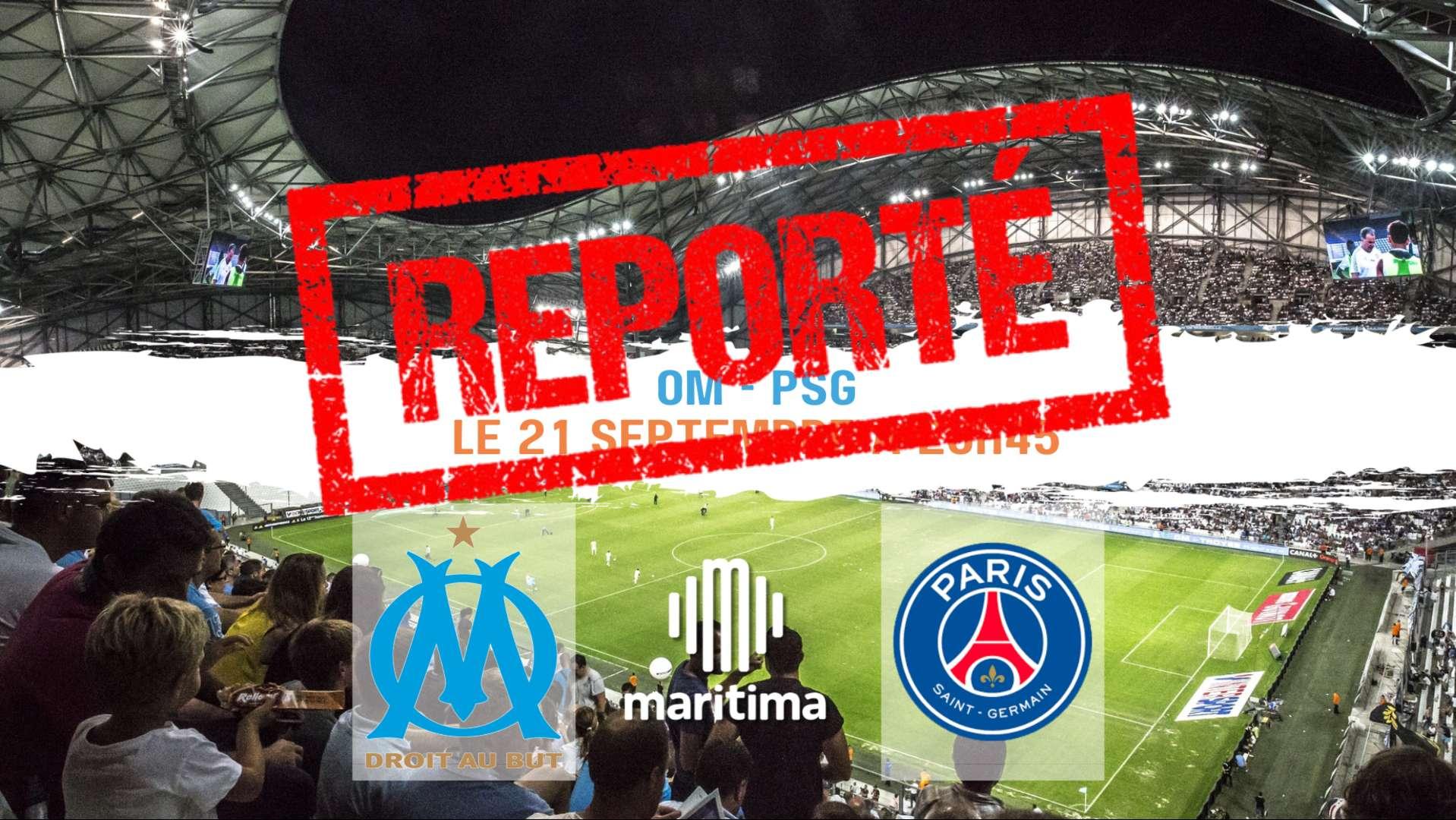 OM-PSG reporté : le match du Vélodrome n’aura pas lieu ce soir