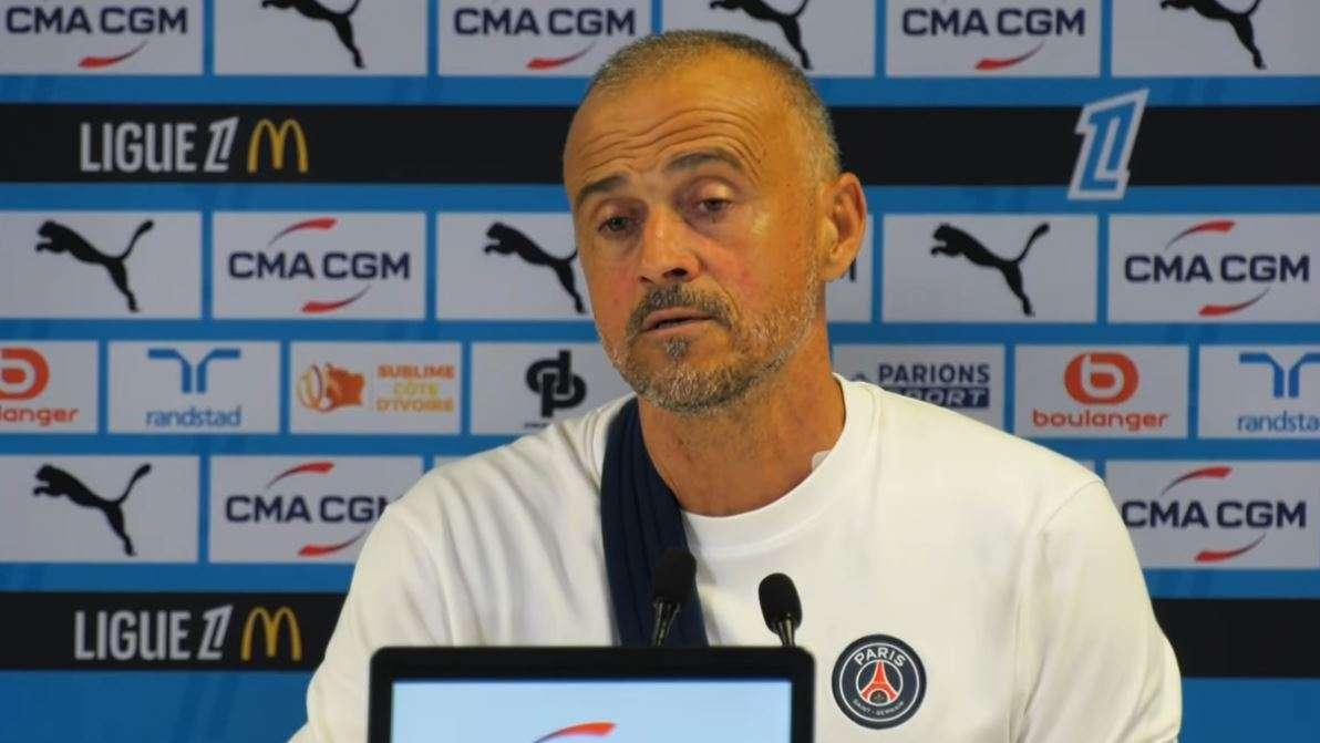 OM-PSG : "Marseille a bien joué, avec intensité" reconnait Luis Enrique
