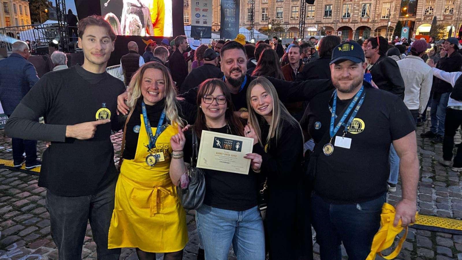 Championnat du monde de la frite : les Ciotadens terminent à la deuxième place