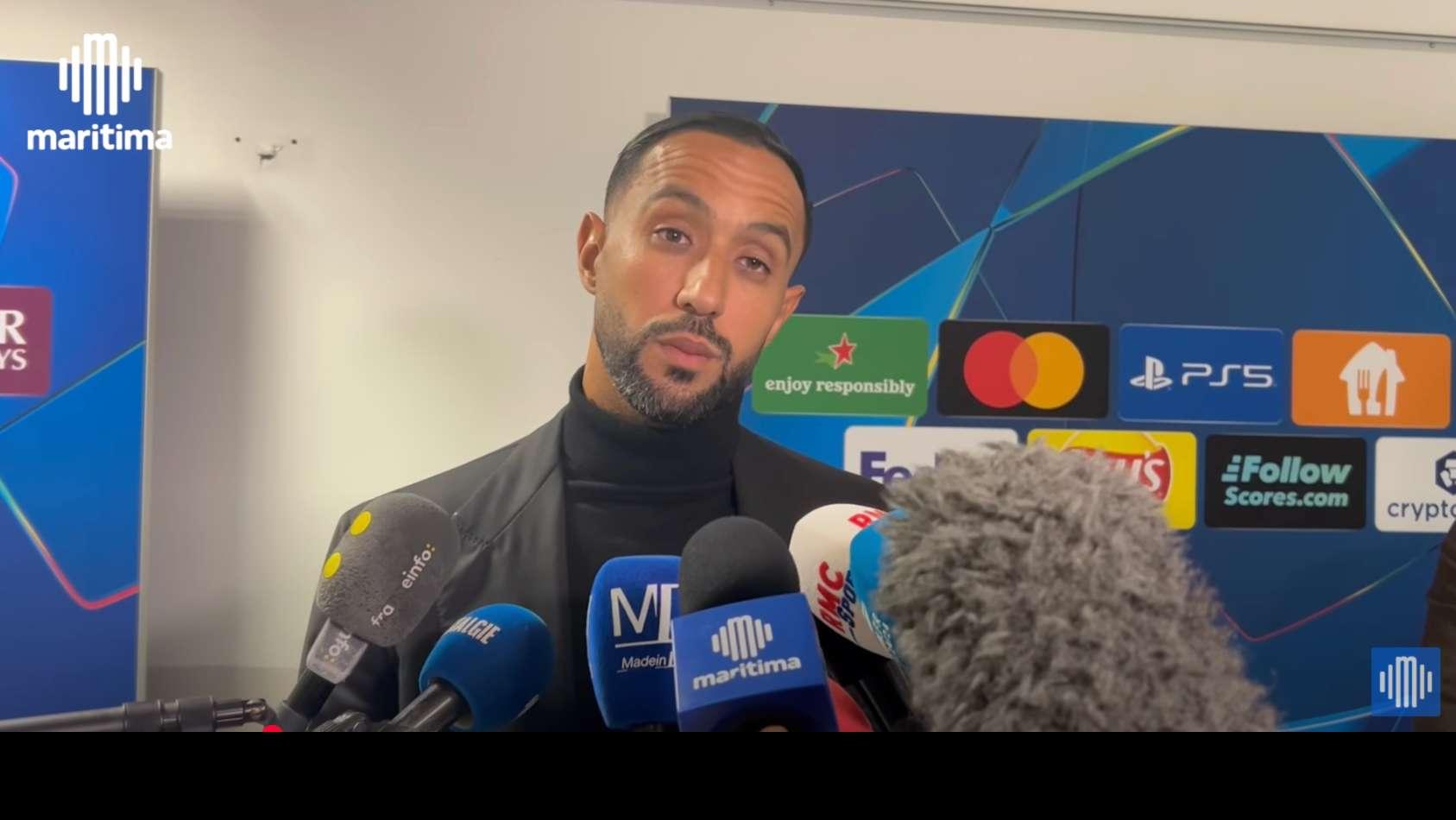 OM-AJAX : la réaction de Medhi Benatia en zone mixte après la large victoire (4-0) des Olympiens