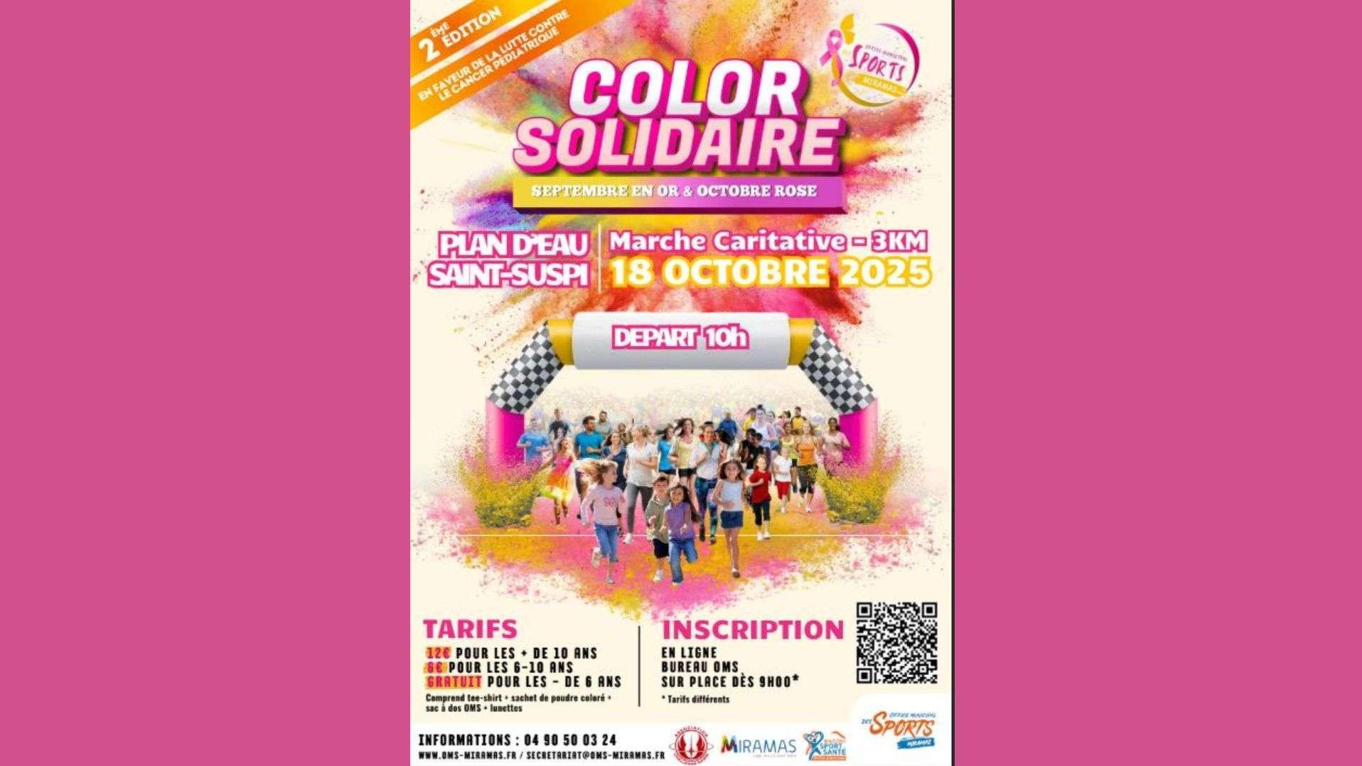 Miramas : la Color Solidaire de retour pour la lutte contre le cancer pédiatrique