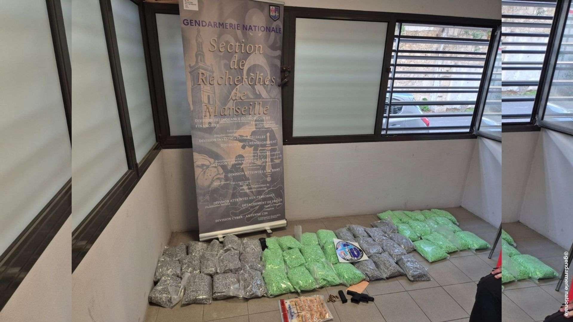 Marseille : 88 kg d'ecstasy saisis, un réseau international qui exportait vers l'Algérie démantelé