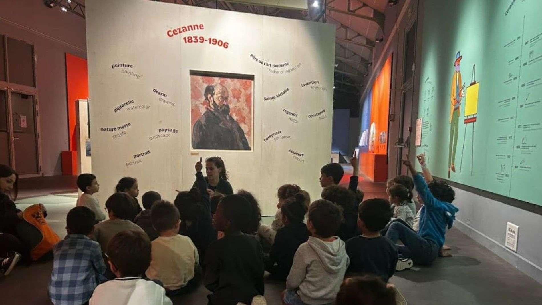 Aix : succès prolongé pour la Petite Galerie Cezanne où les enfants touchent et découvrent l'artiste autrement