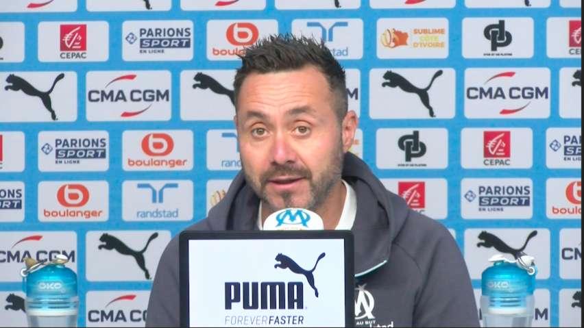 OM-Brest : "Maupay, les blessés et les critiques sur le jeu", les explications de Roberto De Zerbi