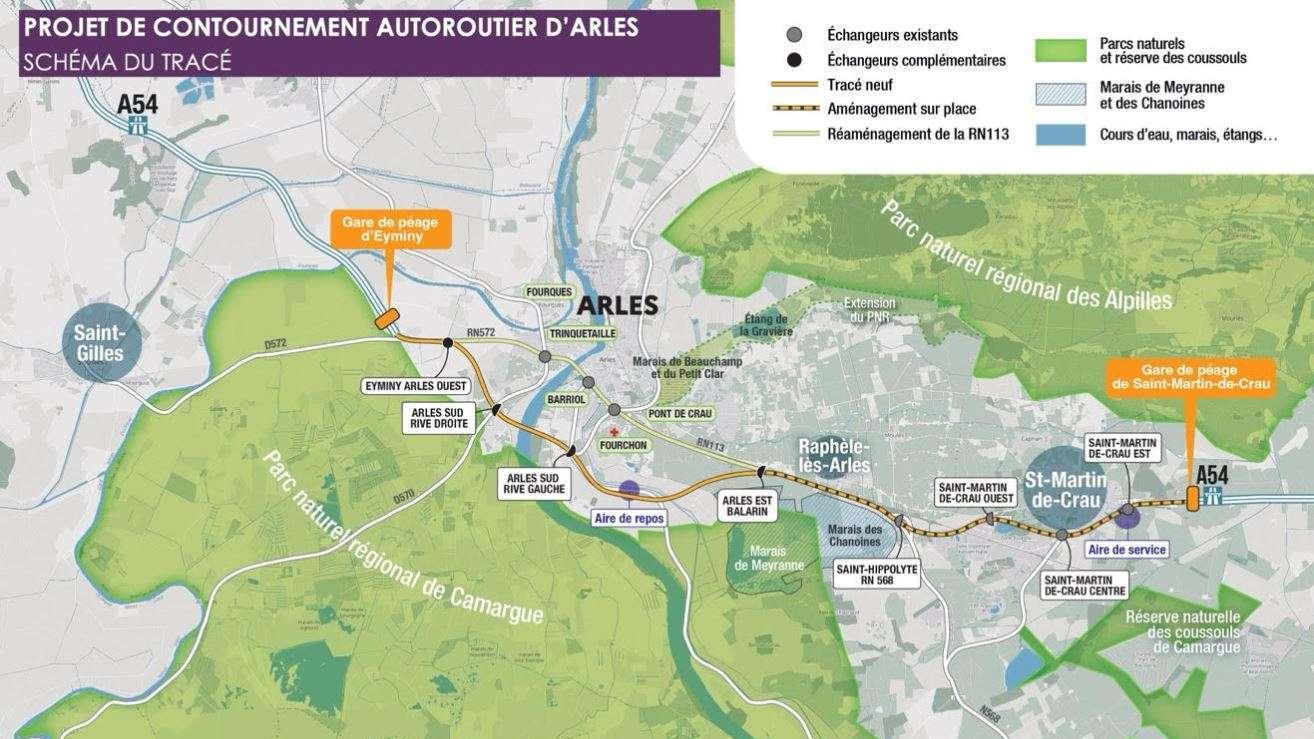 Contournement autoroutier d'Arles : le projet est lancé, l'enquête publique commence. Donnez votre avis !