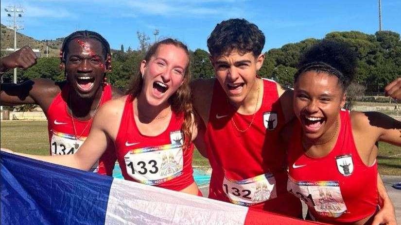 L'athlète martégale Lalie Carlier championne du monde universitaire : "Je fonds en larmes... on n'y croit pas"