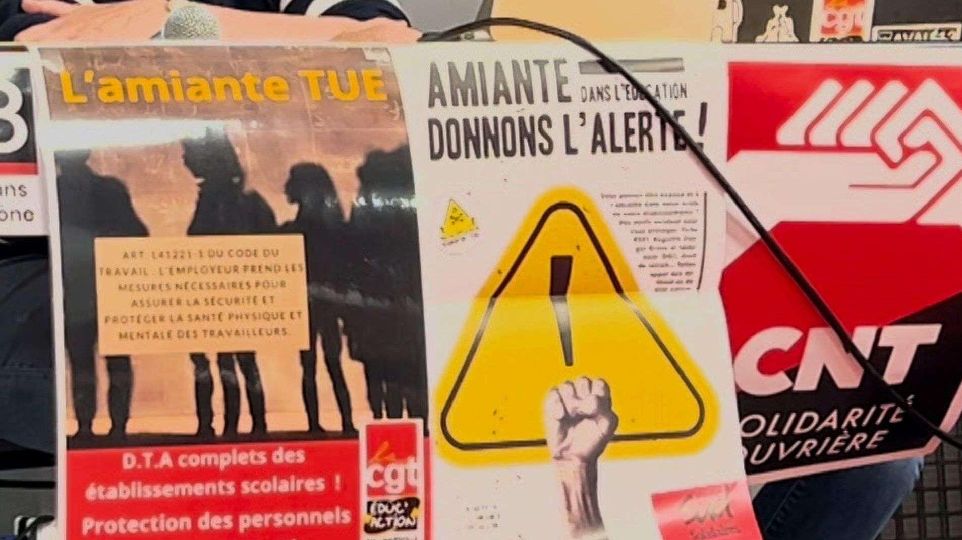 Amiante dans les écoles : plus de 50 personnes et sept syndicats portent plainte à Marseille