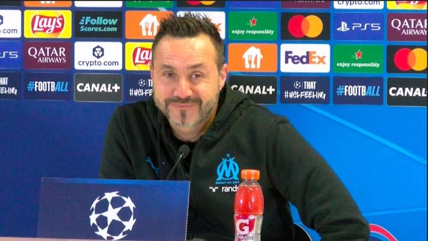 OM-Newcastle : la conférence de presse en intégralité de Roberto De Zerbi avant cette affiche de LDC