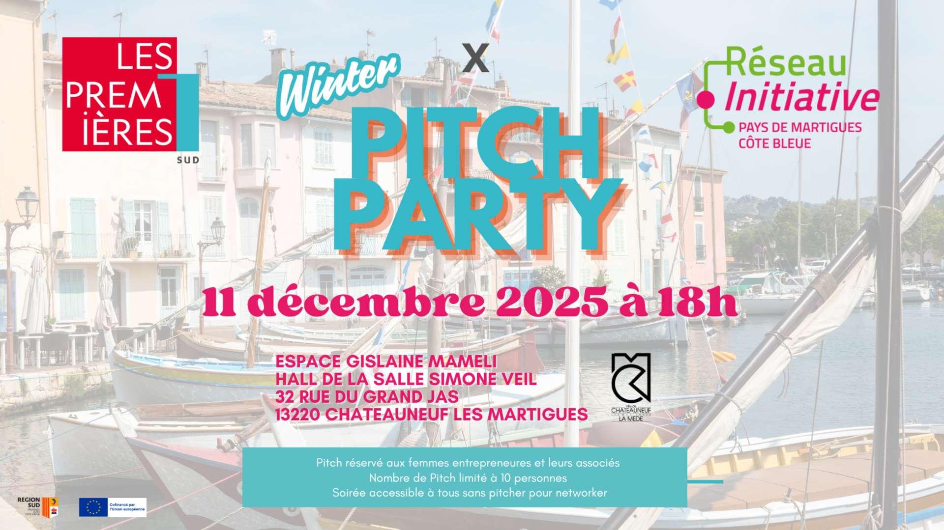 La "Winter Pitch Party" met en lumière les femmes qui entreprennent à Châteauneuf-les-Martigues