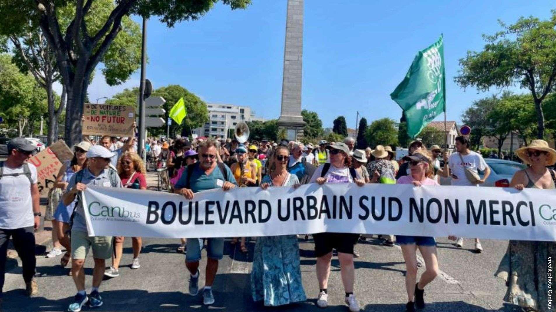 Marseille : grande manifestation ce samedi contre le prolongement du Boulevard Urbain Sud (B.U.S) 