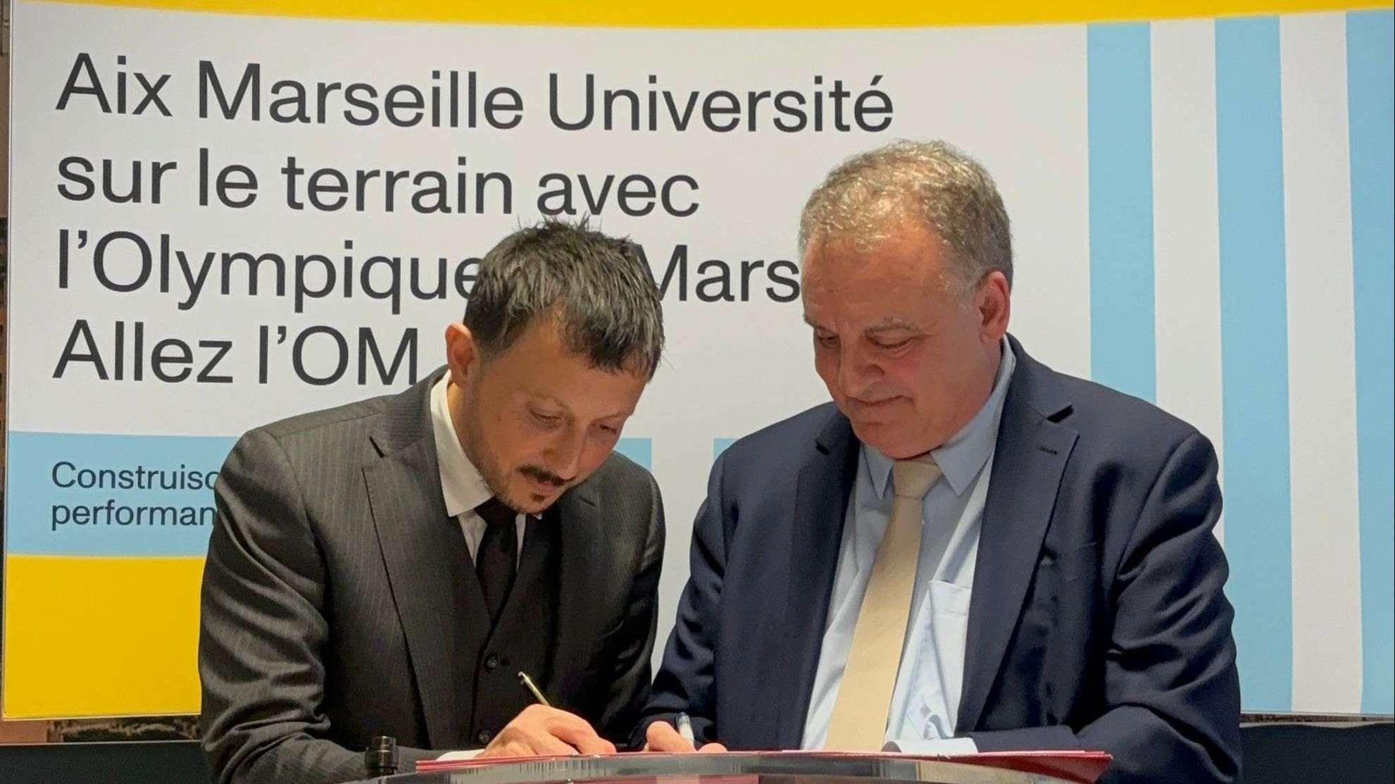 Football : partenariat OM - université d'Aix-Marseille autour d'un diplôme de scouting