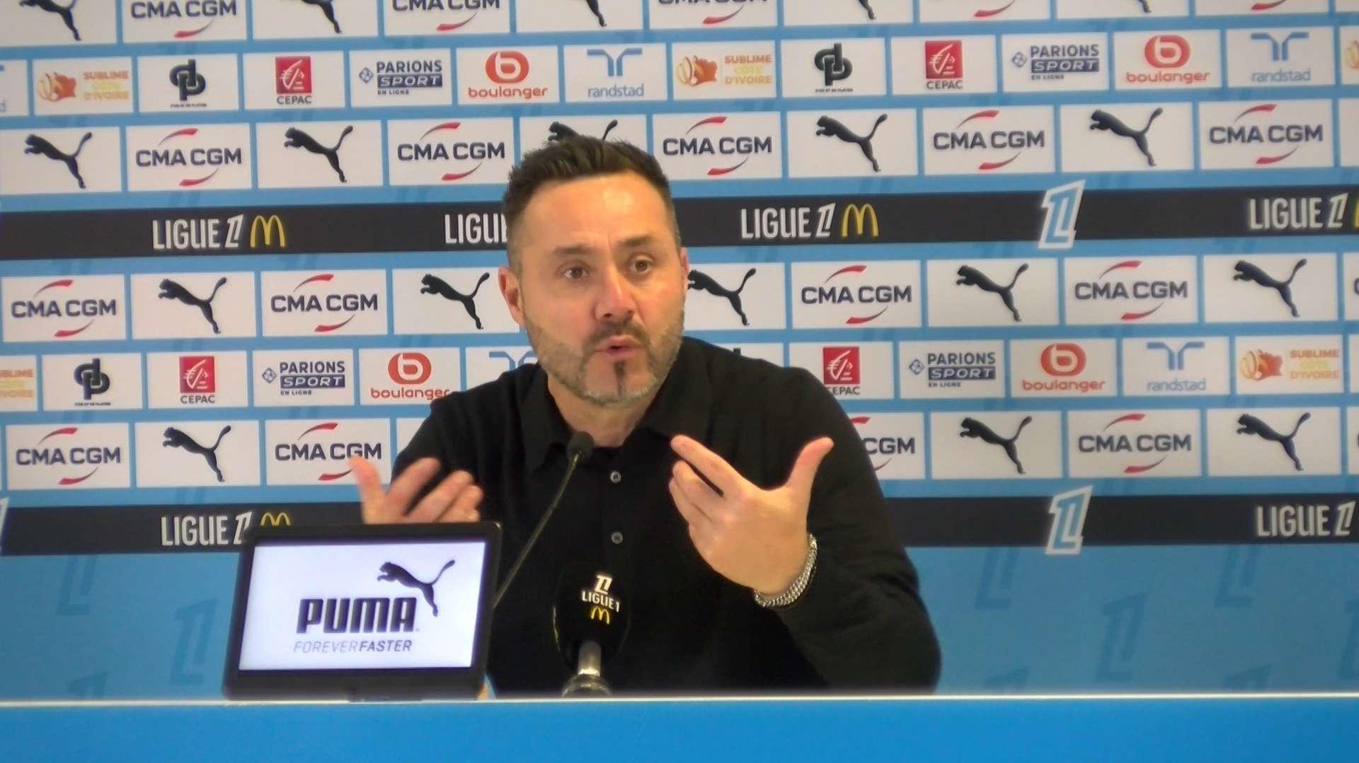 OM-Toulouse : Roberto De Zerbi estime que son équipe n'est pas encore prête à jouer tous les 3 jours