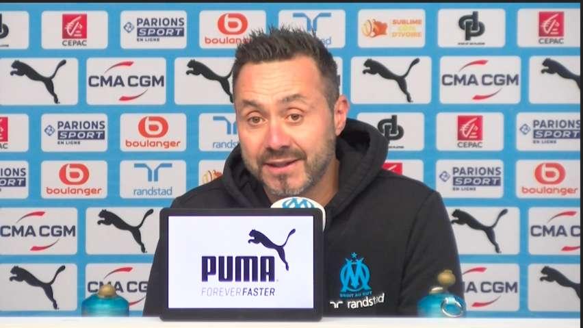 Lille-OM : l'intégralité de la conférence de presse de Roberto De Zerbi avant le match face au LOSC