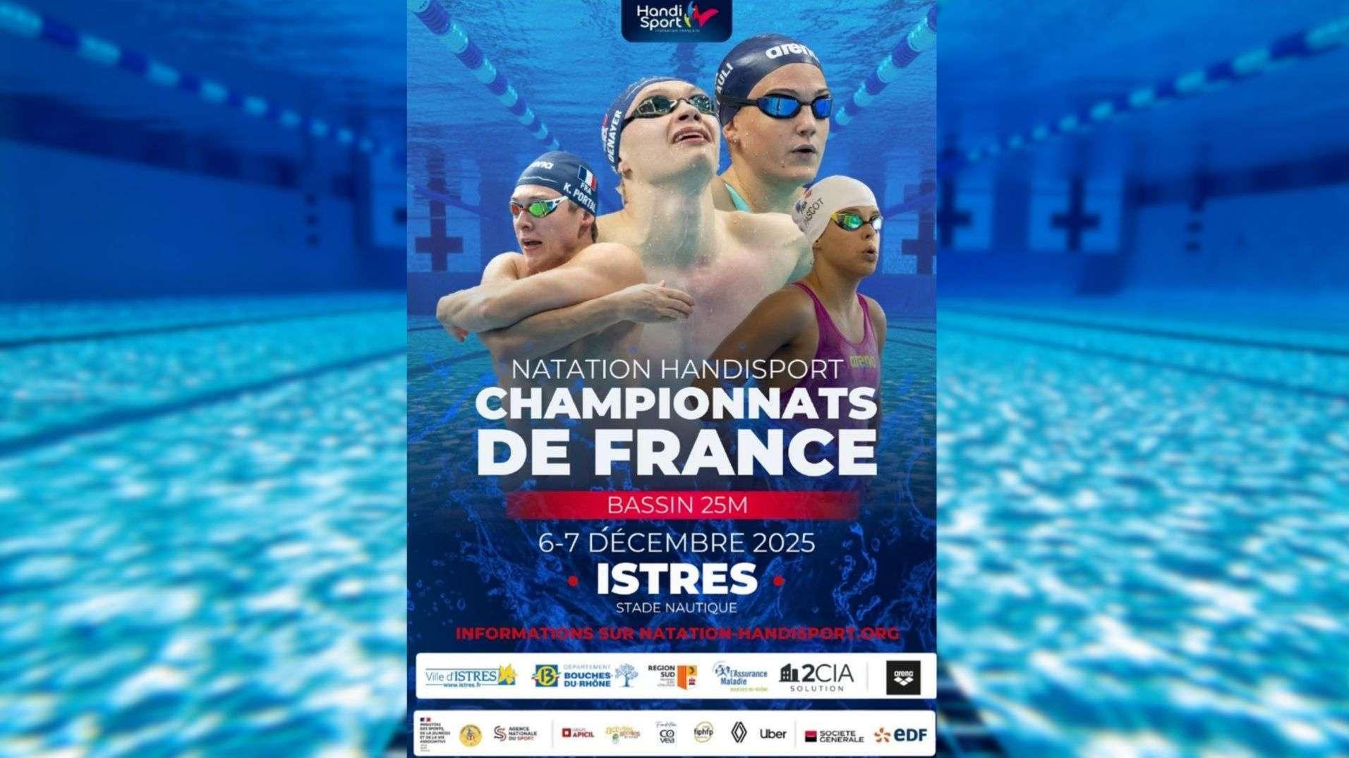 Istres : l'élite de la natation handisport se jette à l'eau ce week-end au Stade Nautique