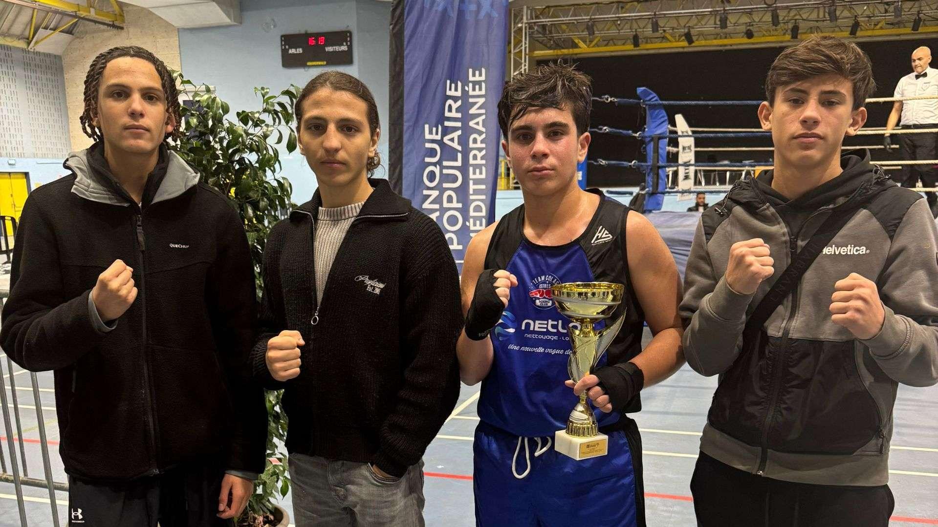 Boxe : 4 jeunes du Team Colas d'Istres qualifiés pour les finales régionales