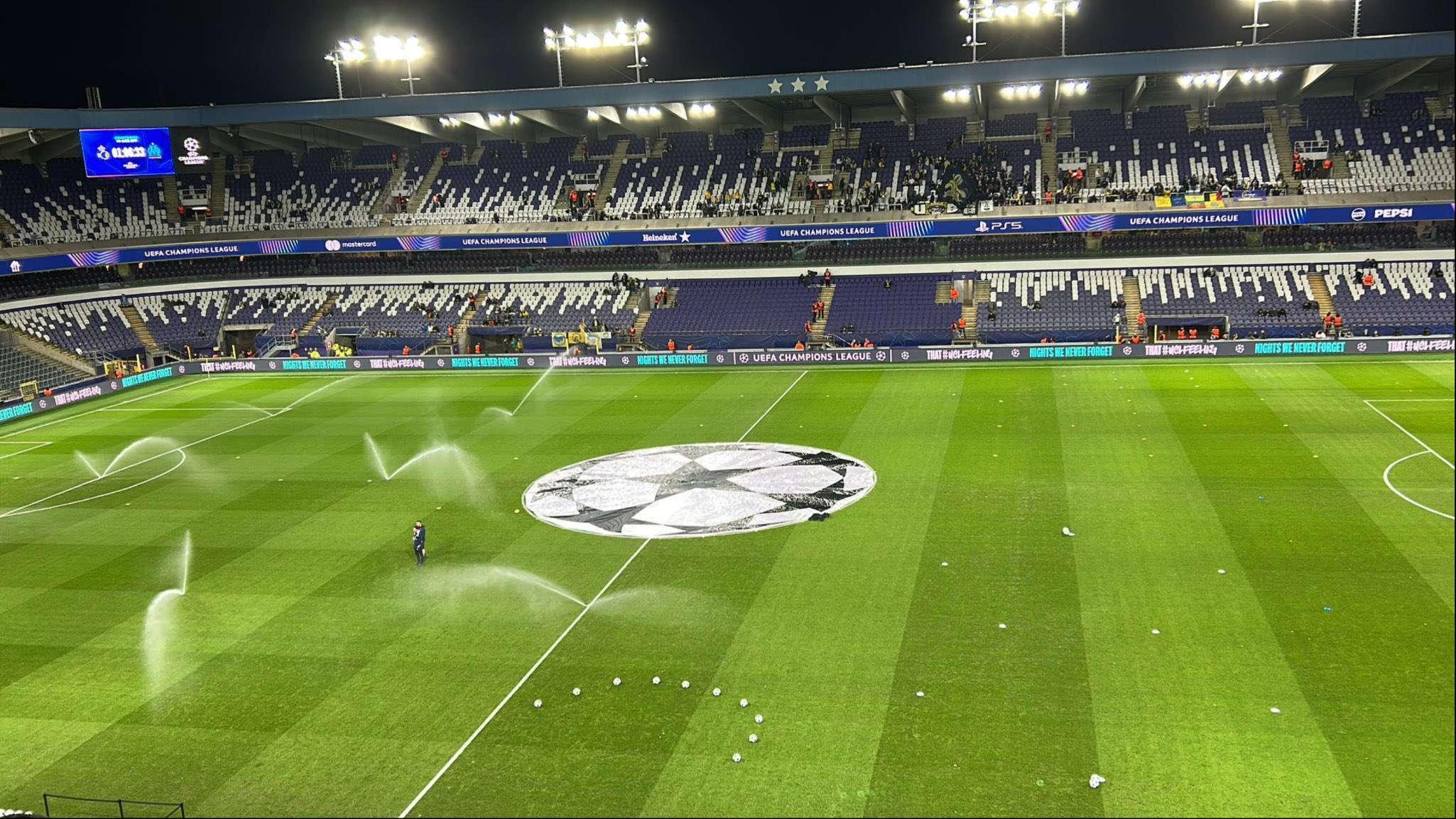 L'OM mène 2-1 sur la pelouse de Saint-Gilloise à la mi-temps