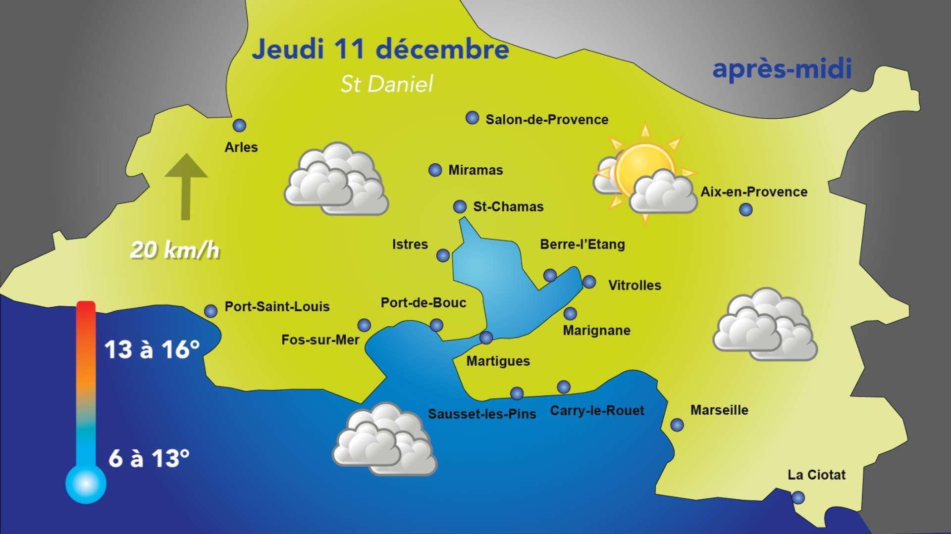 Météo : même type de temps ce jeudi 11 décembre