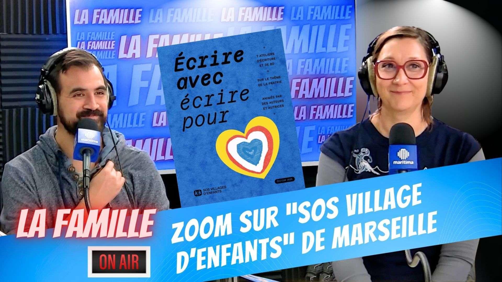 "Écrire avec, écrire pour", un recueil émouvant créé par les enfants du Village SOS de Marseille