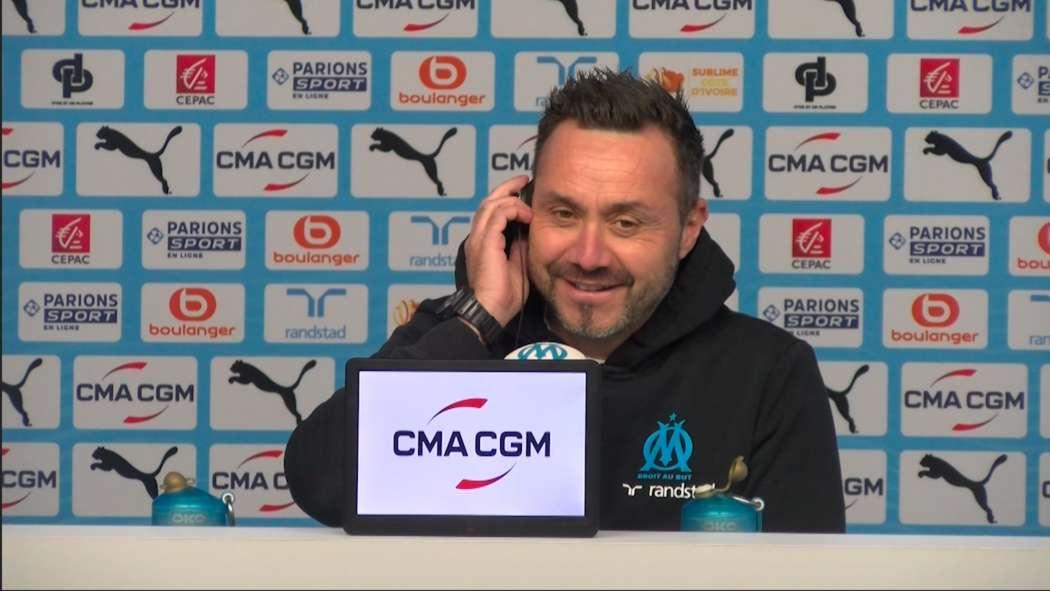 OM-Monaco : les mots de Roberto De Zerbi avant le choc de la 16e journée de Ligue 1