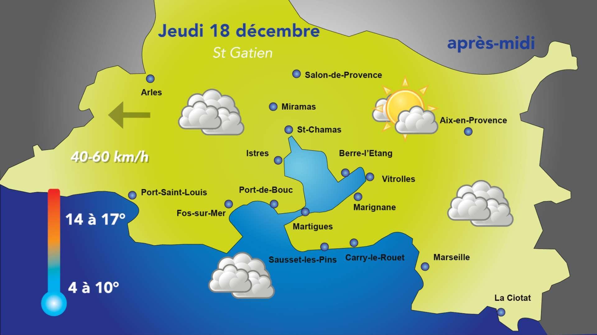 Météo : un temps partagé ce jeudi 18 décembre