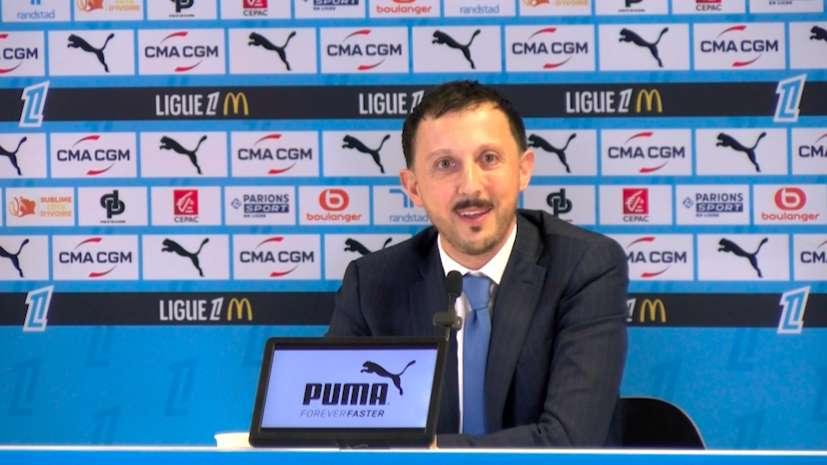 Pablo Longoria fait le bilan de la demi-saison de l'OM. Revivez l'intégralité de la conf de presse