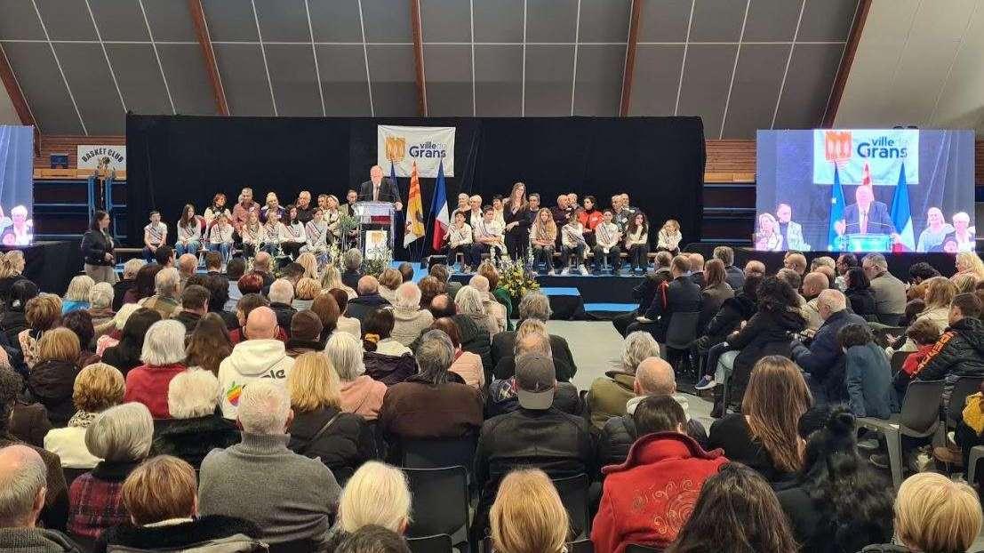 Vœux à Grans : le maire Philippe Léandri défend la "France d'en bas" et lance le compte à rebours des municipales