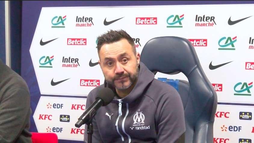 Bayeux-OM : Roberto De Zerbi "le défi c'est de pouvoir affronter tous les matchs de la même manière"