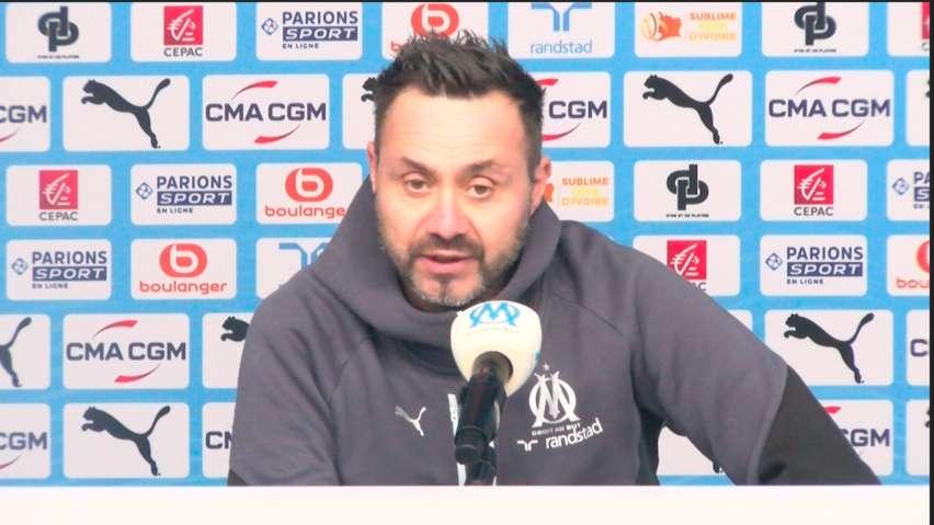 OM-Lens : Roberto de Zerbi "jouer de la bonne manière et prouver qu'on a de grandes qualités"