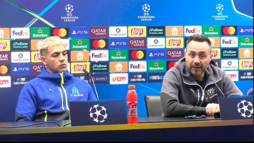 Bruges-OM : Roberto De Zerbi "nous voulons gagner, on n'y va pas pour faire des calculs"