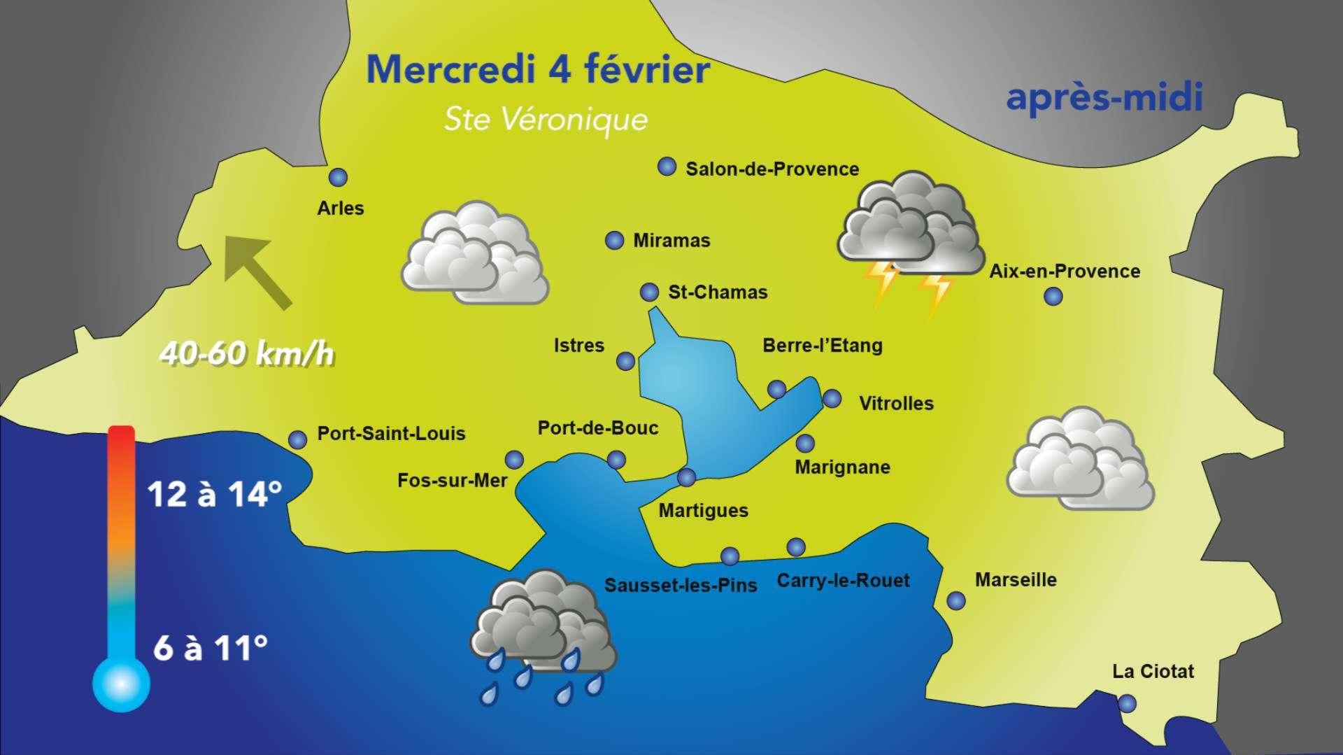 Météo : une journée instable mercredi 4 février