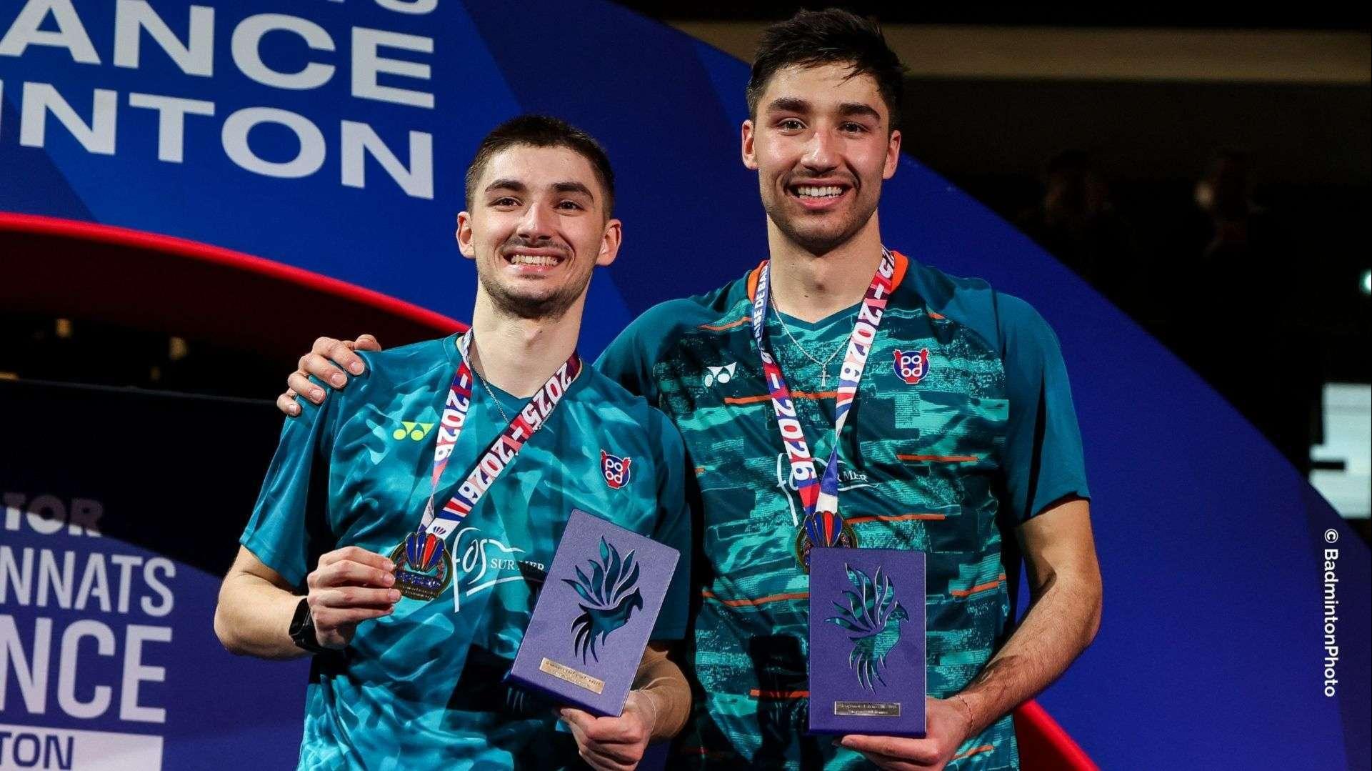 Badminton : les frères Popov encore en or, moisson de médailles pour Fos-sur-Mer aux championnats de France