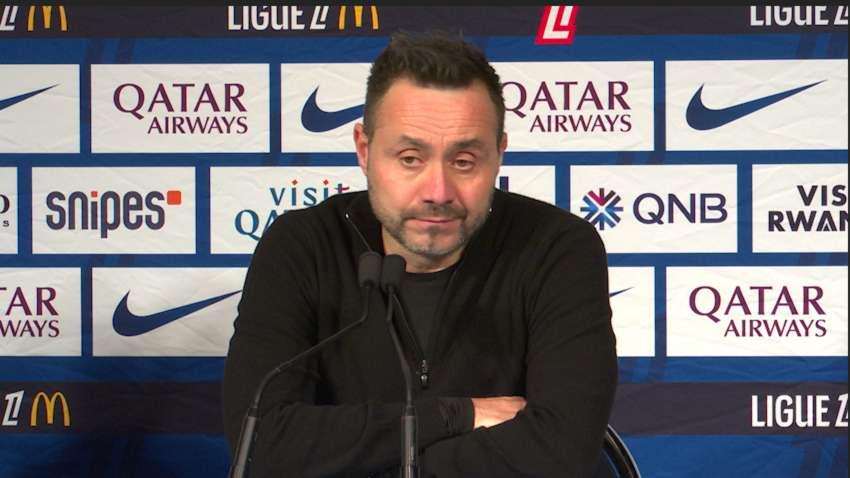 PSG-OM : les mots de Roberto De Zerbi après la défaite historique face au PSG (5-0)