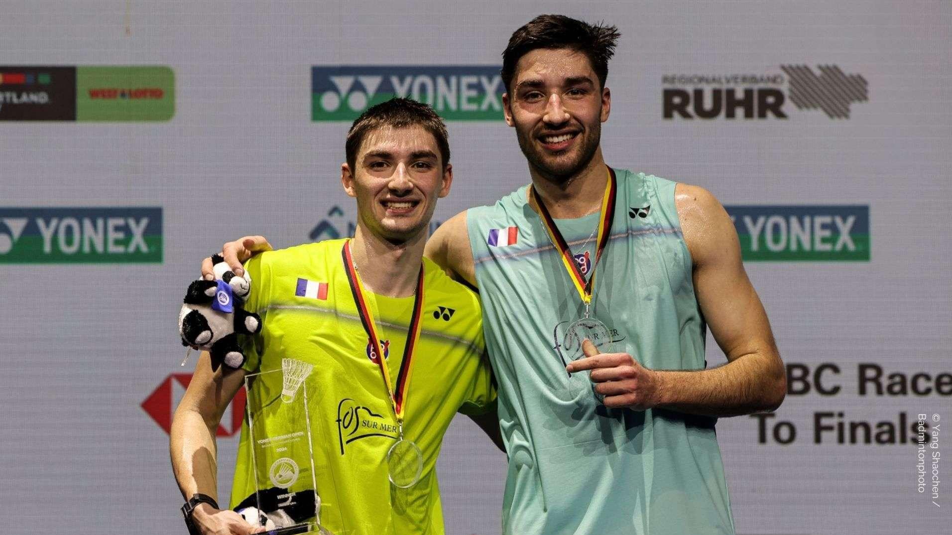 Badminton : Christo Popov remporte l'Open d'Allemagne face à son frère Toma Junior Popov