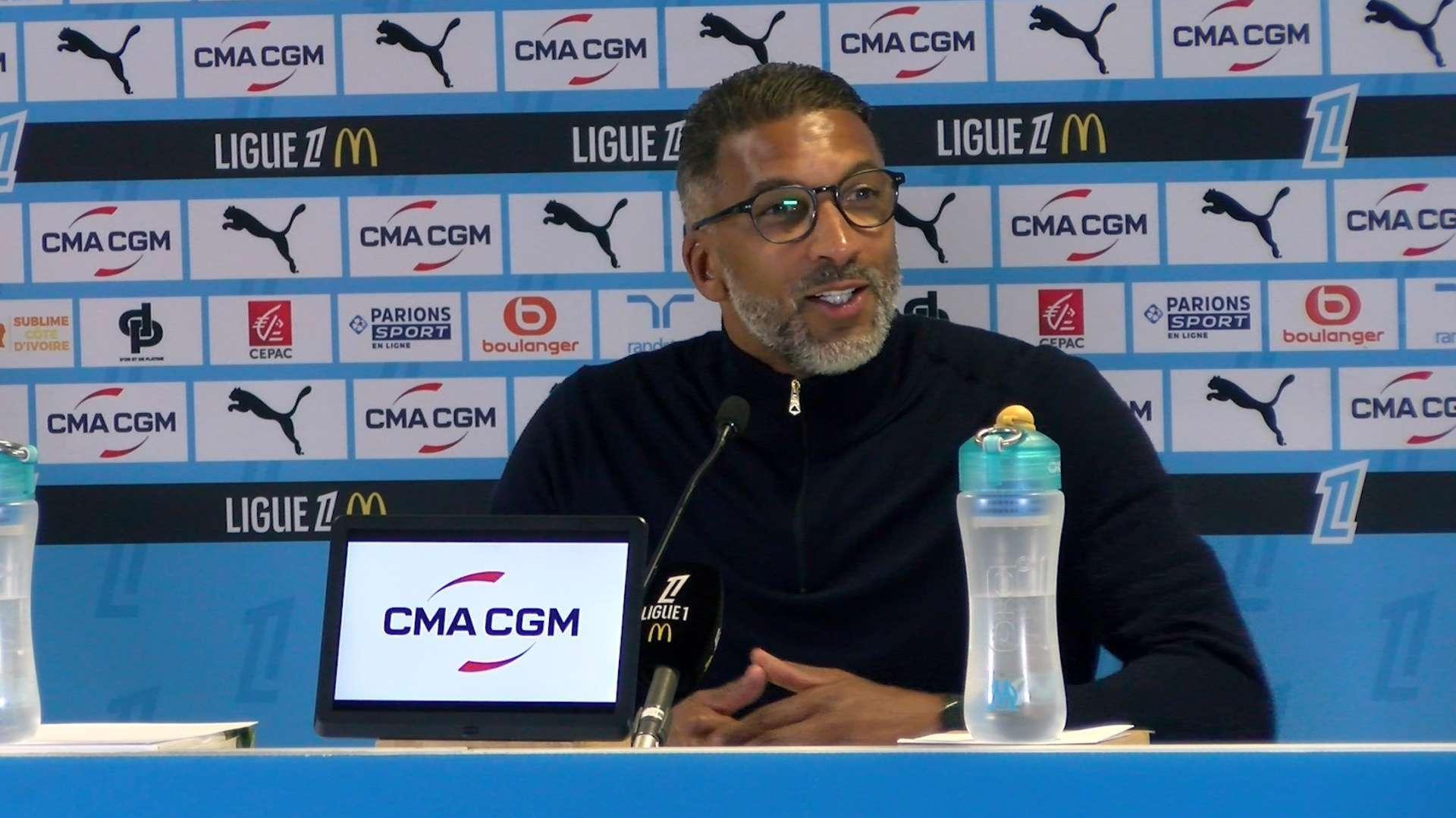 OM-Lyon : L'émotion d'Habib Beye après la victoire renversante de l'OM contre Lyon (3-2)