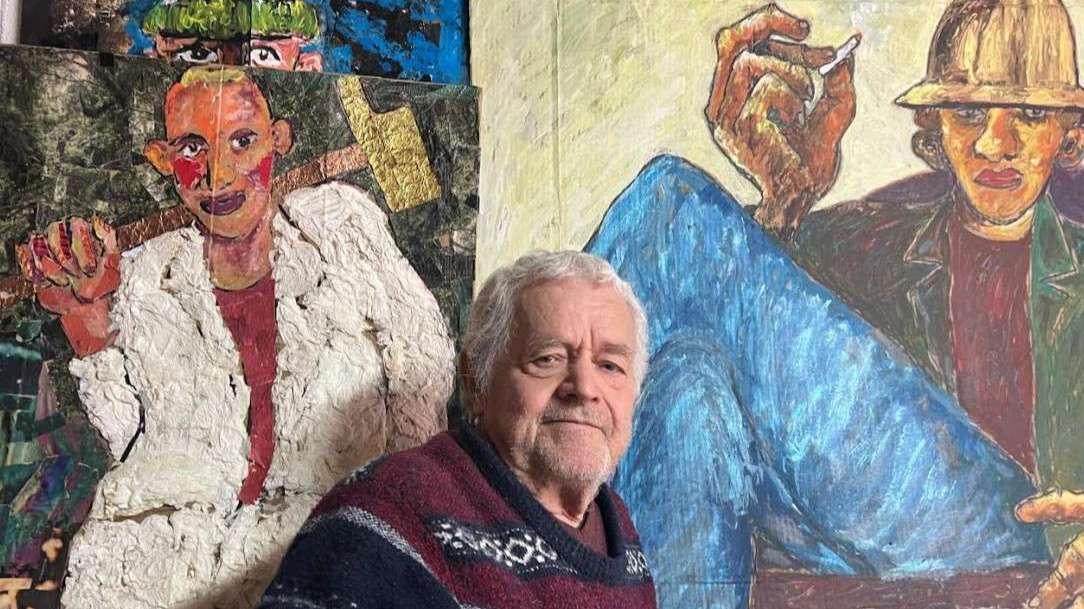 Marseille : Alain Boggero, l'artiste qui peint l’âme du peuple sur du carton