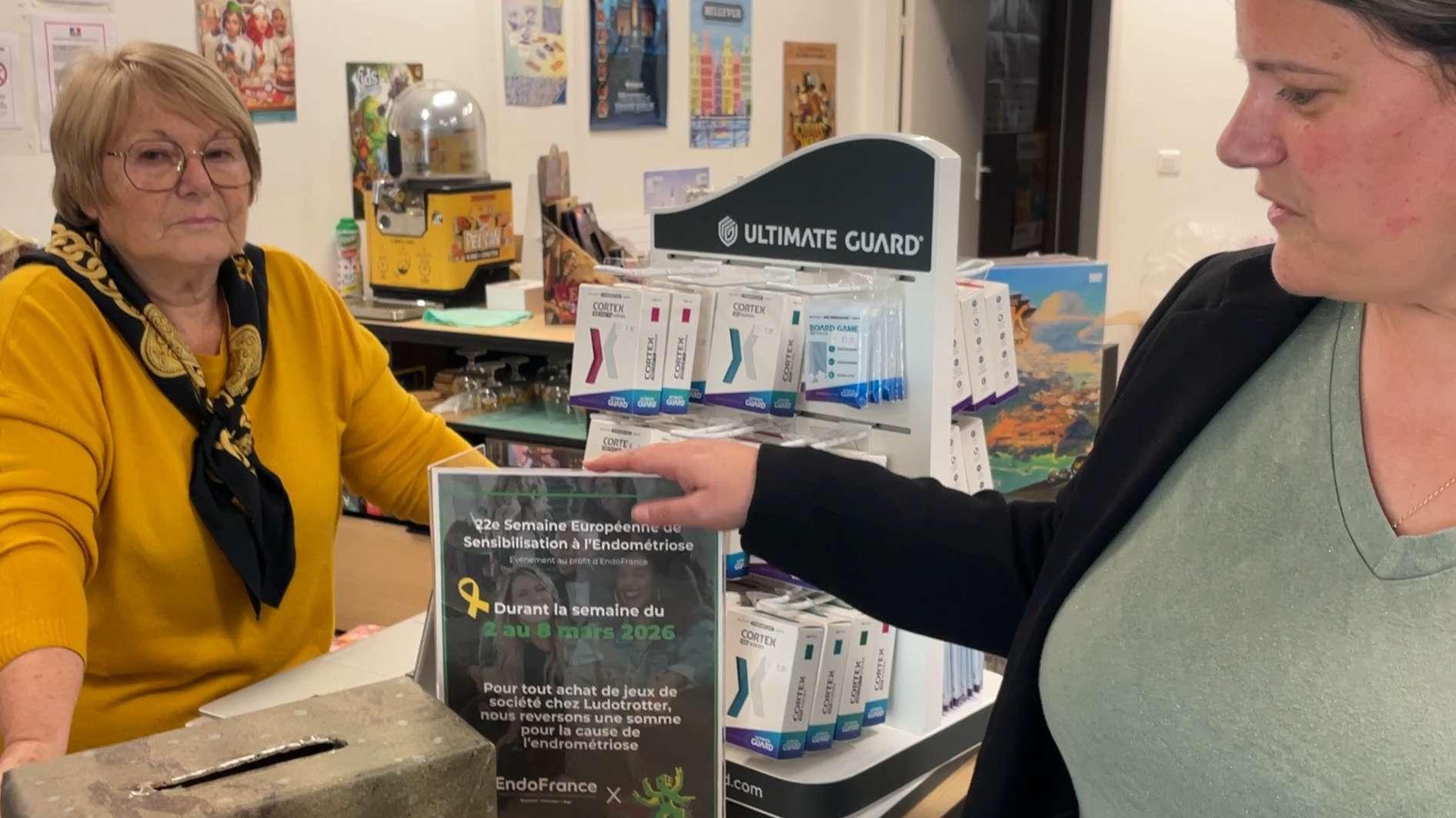 Salon-de-Provence : dans un magasin de jeux, un duo mère-fille lève des fonds pour EndoFrance