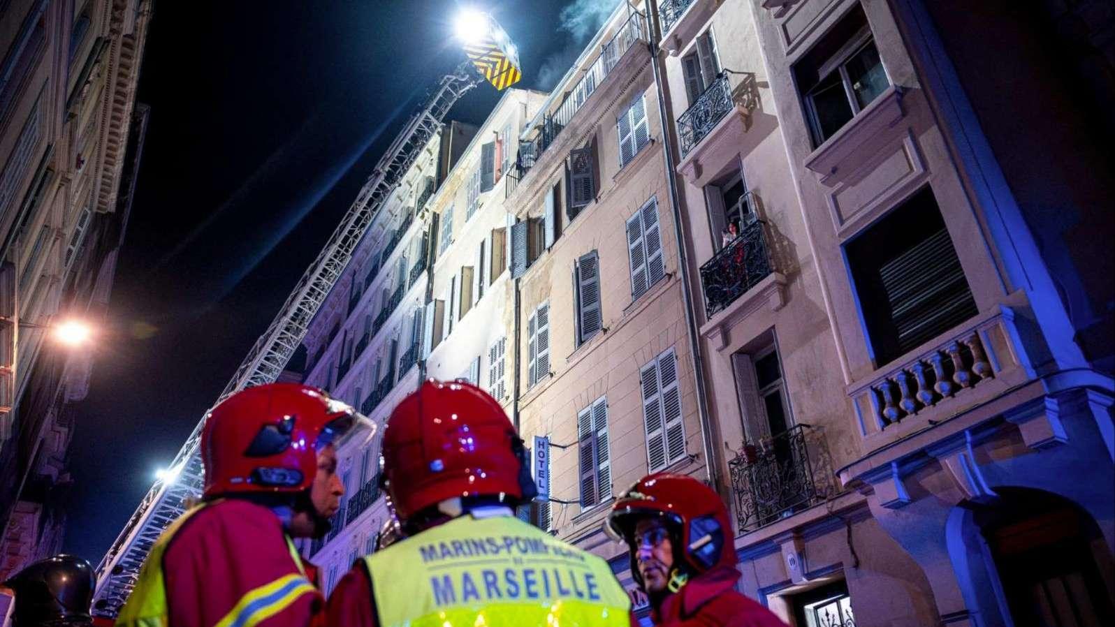 Marseille : l’hôtel Trianon touché par un incendie en pleine nuit, plusieurs victimes hospitalisées
