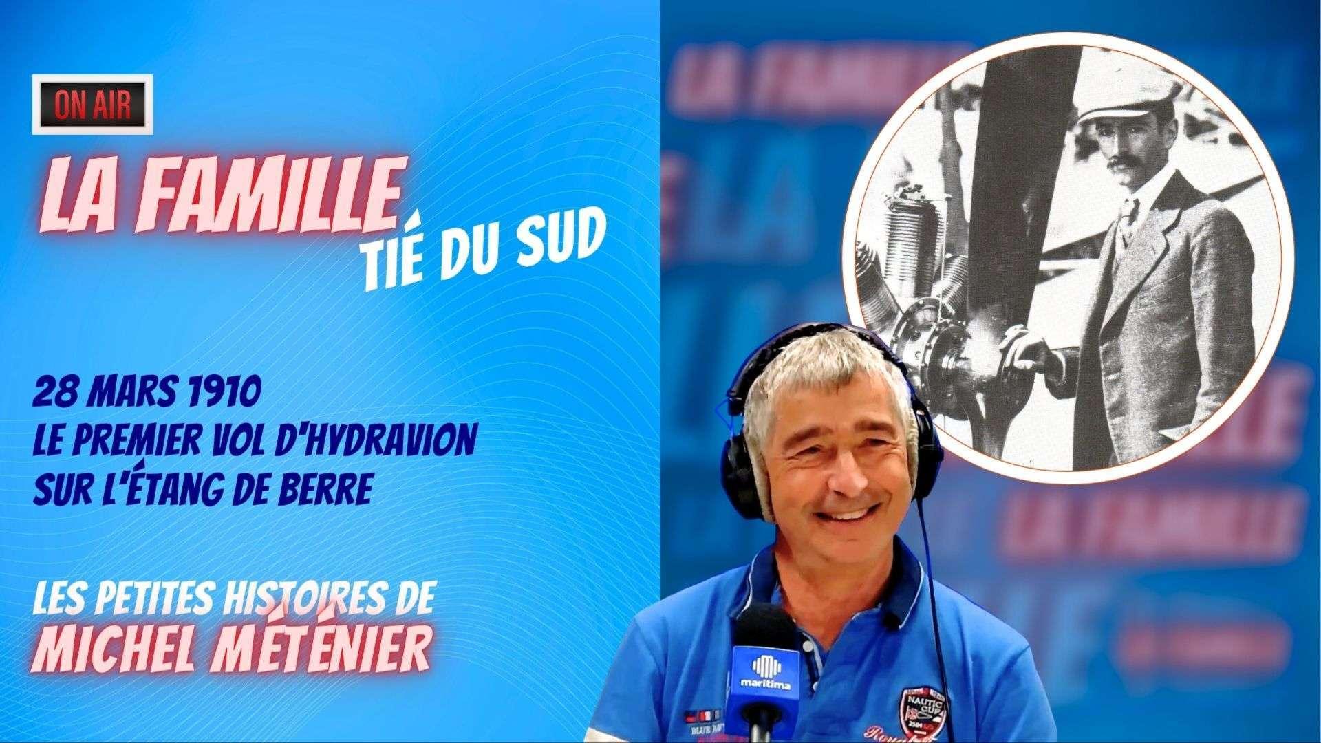 Tié du Sud : le premier vol d'hydravion d’Henri Fabre sur l’Étang de Berre