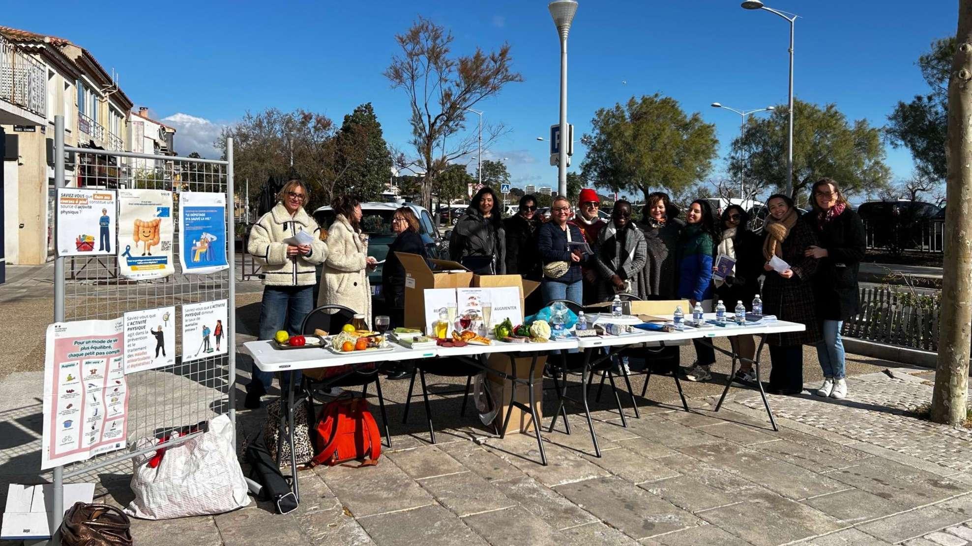 Mars Bleu à Martigues :prévention, dépistage et témoignage sur le marché de Jonquières