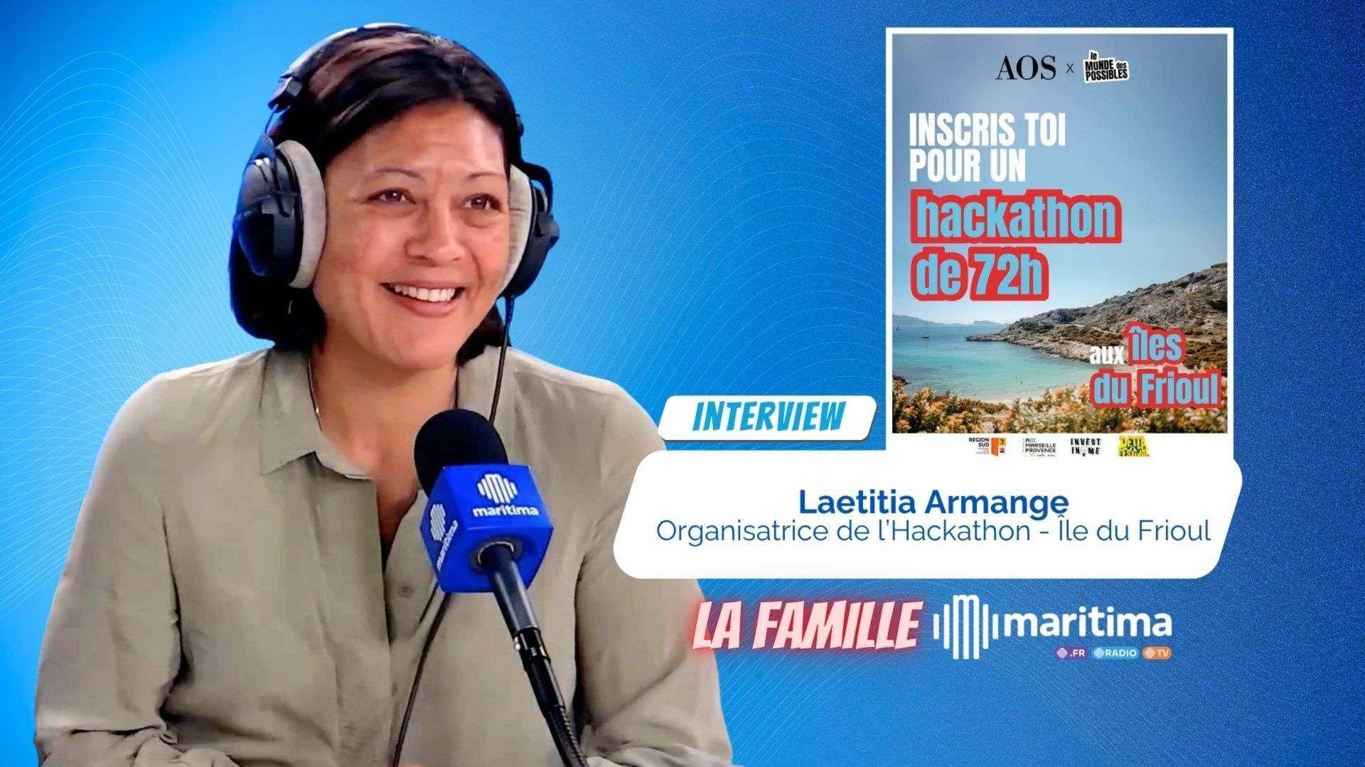 Hackathon au Frioul : Laetitia Armange présente le Sprint des Possibles