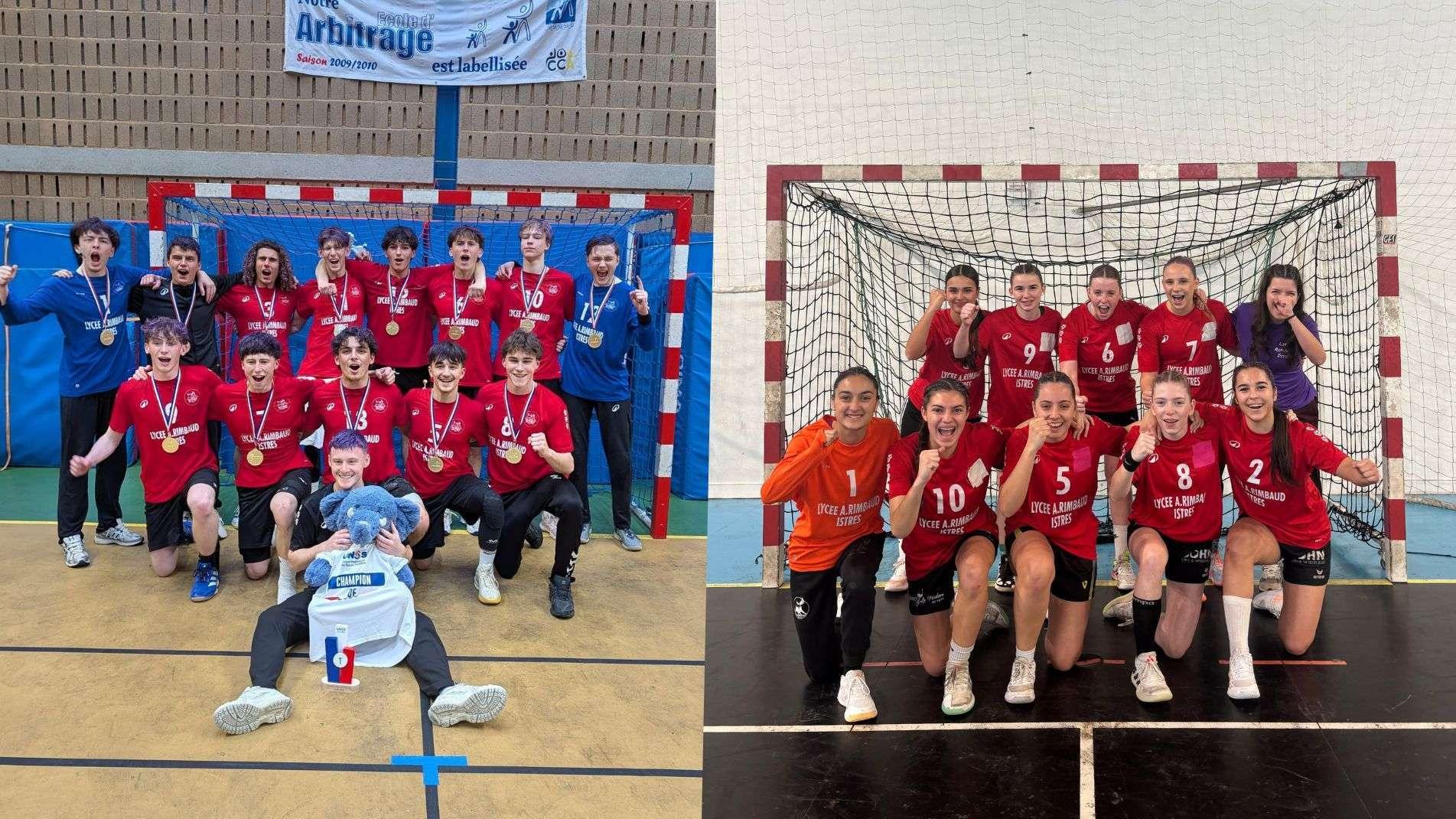 Handball / UNSS : le lycée Rimbaud d’Istres sur le toit de la France !