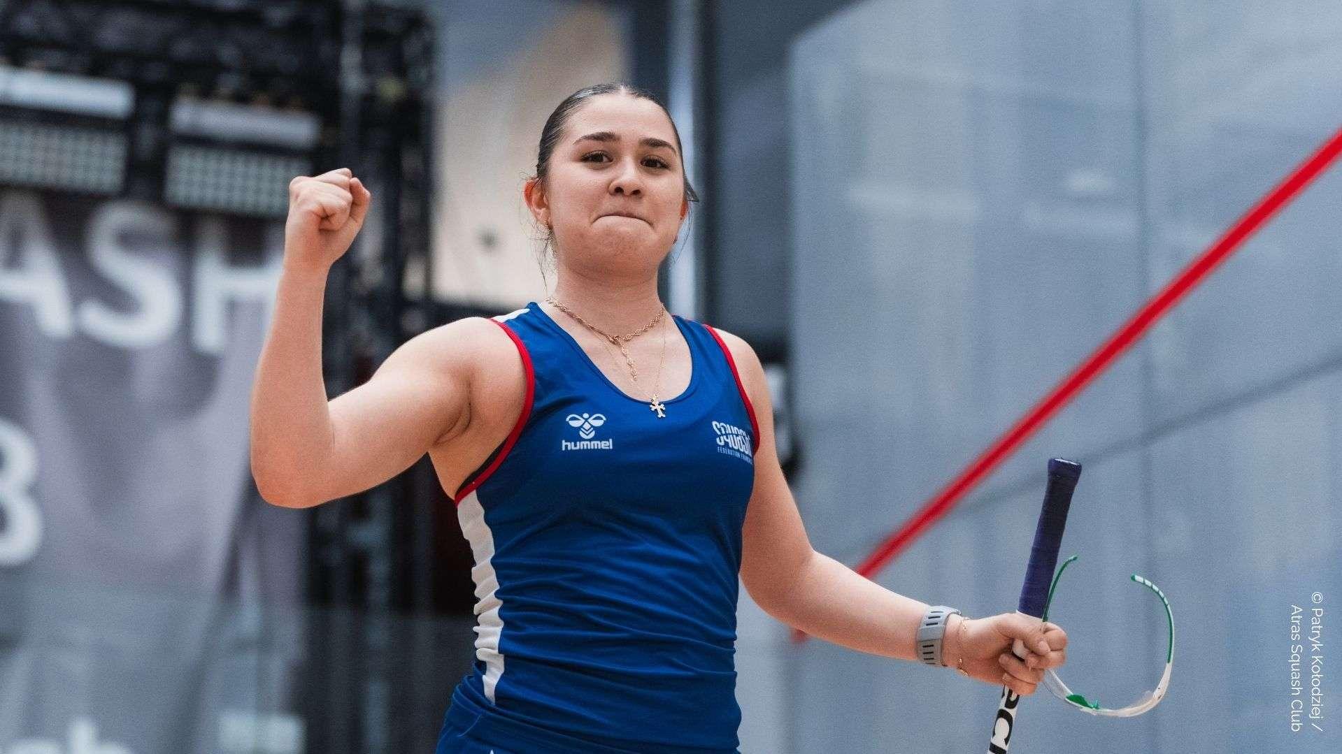 Squash : Lauren Baltayan, la pépite du CREPS à Aix-en-Provence, double championne d'Europe U19