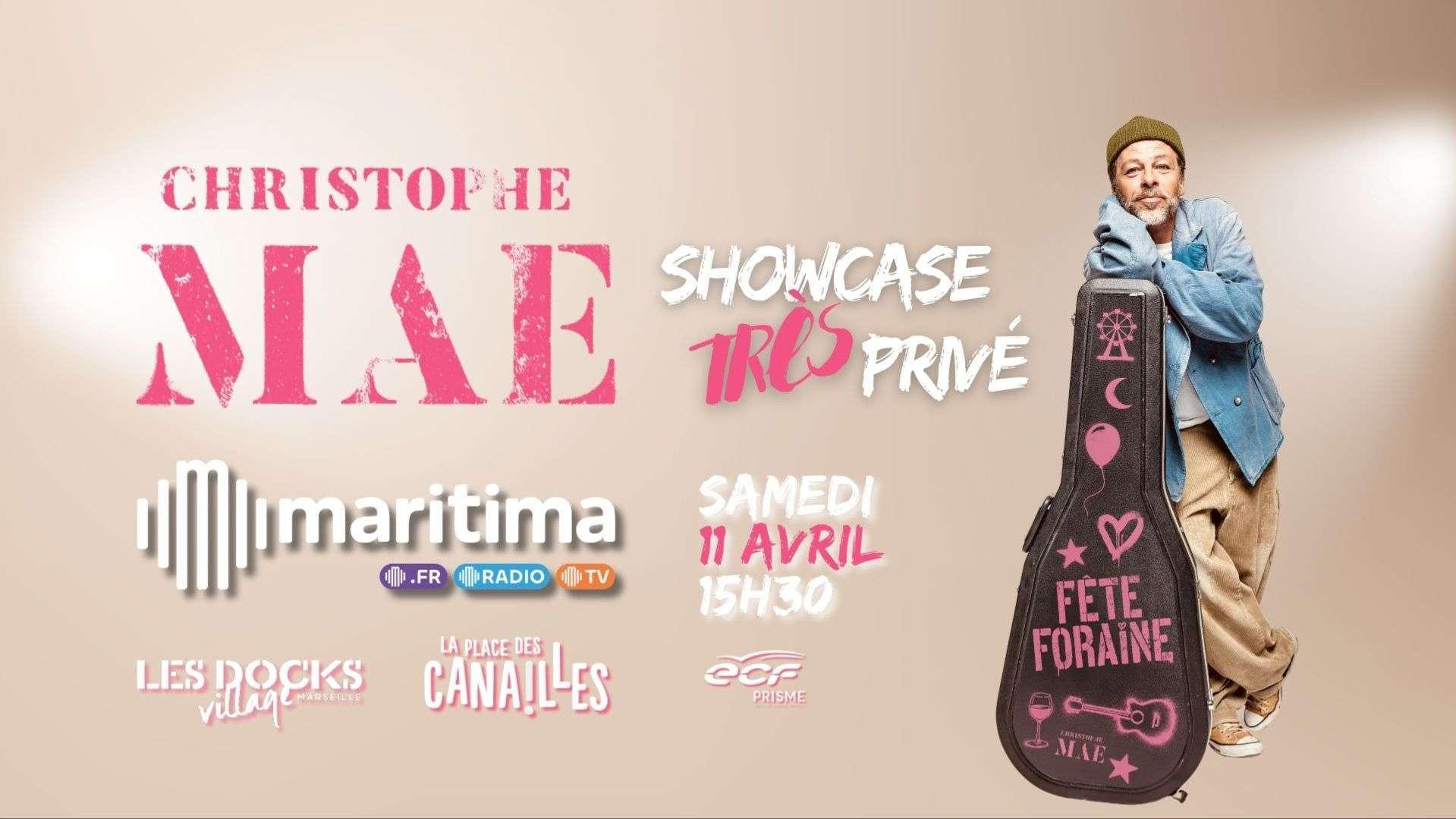 Showcase Christophe Maé 