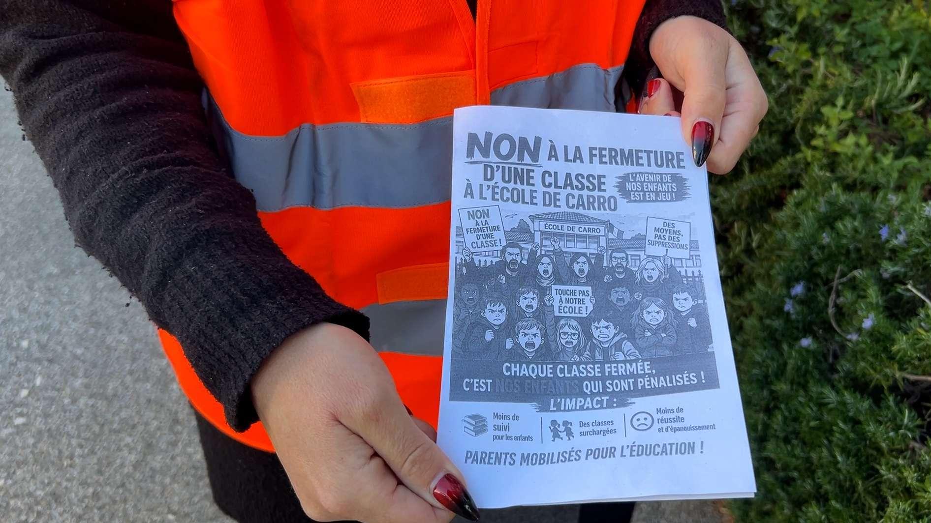 « Nos enfants ne sont pas des chiffres » : vent de révolte à l’école de Carro contre la fermeture d’une classe