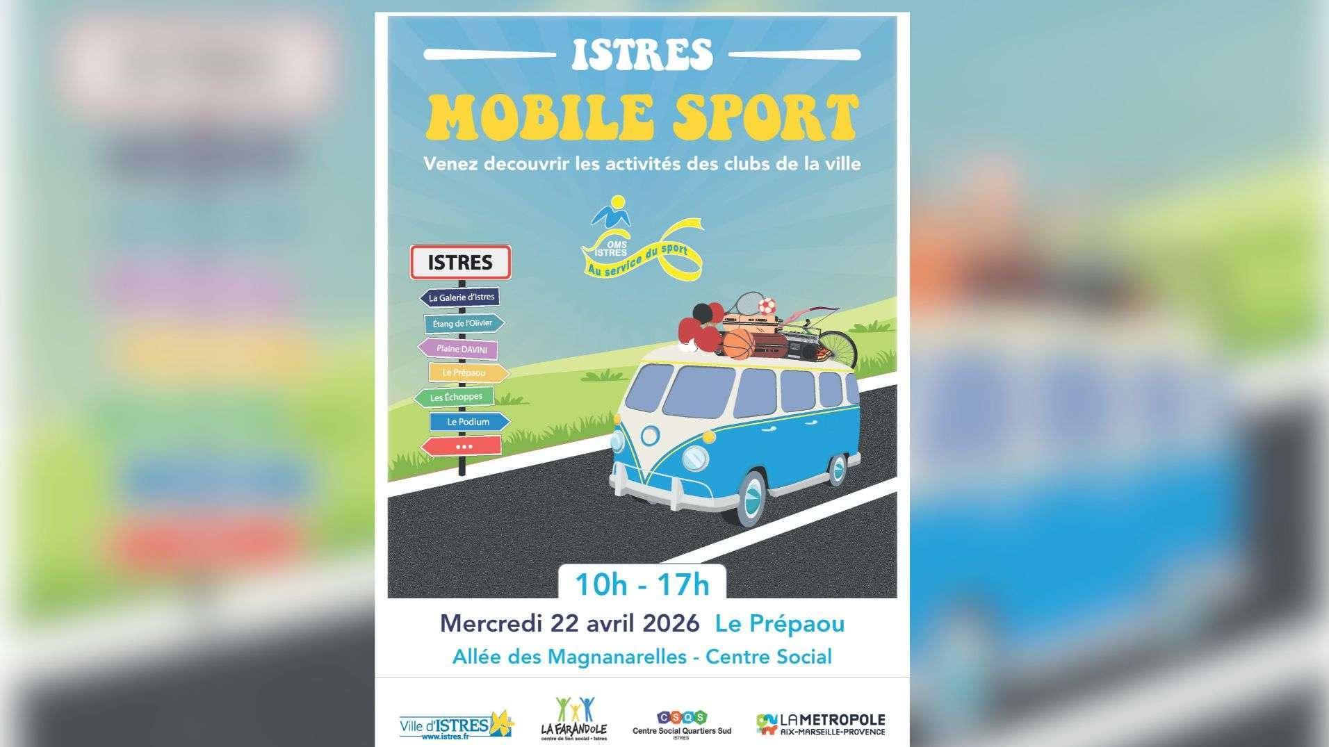 « Le sport au pied de l’immeuble » : Istres Mobile Sport s'installe au Prépaou ce mercredi