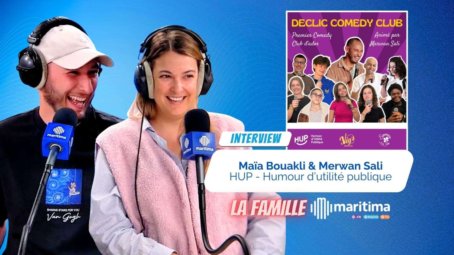 Maïa Bouakli et Merwan Sali : l’Humour d’Utilité Publique, HUP !
