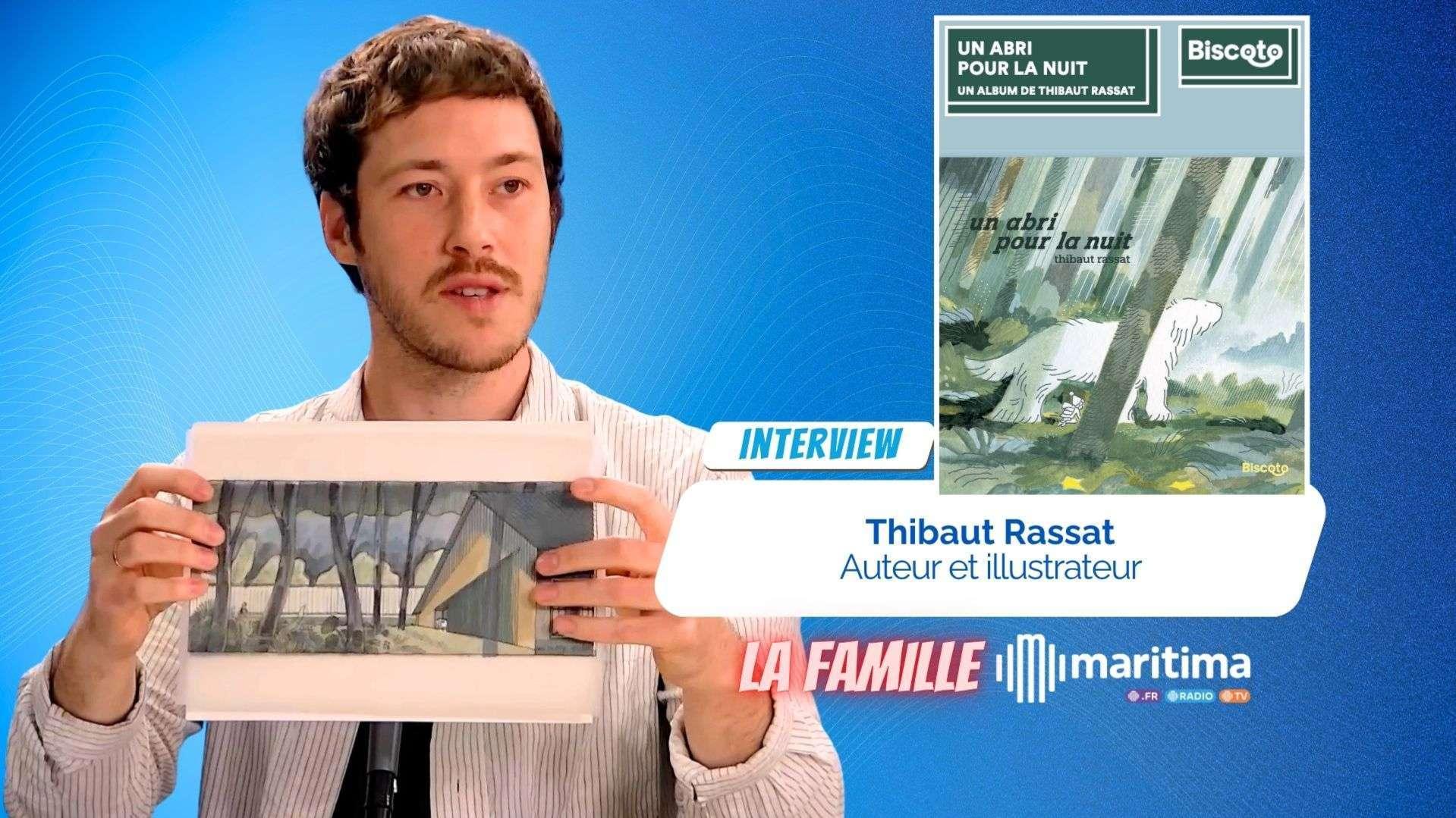L'illustrateur marseillais Thibaut Rassat présente "Un abri pour la nuit" sur Maritima