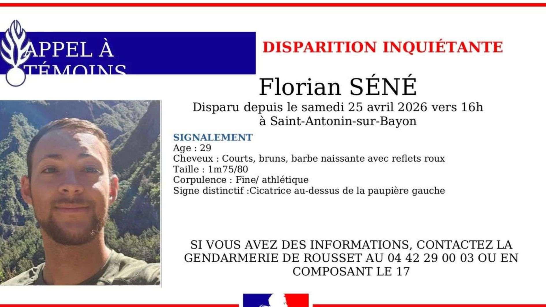 Disparition inquiétante à la Sainte-Victoire : la gendarmerie lance un appel à témoins pour retrouver Florian