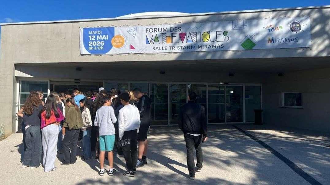 Miramas : « À quoi servent les maths ? » À tout ! Le Forum des Mathématiques l'a prouvé par A + B