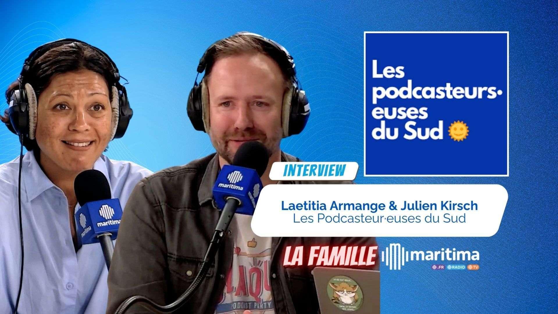 Les Podcasteur·euses du Sud au micro Maritima !